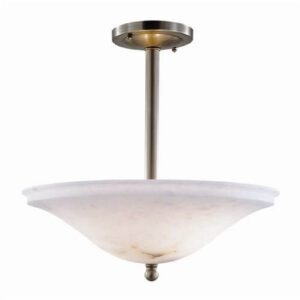 Navarra Alabaster 16" Single-Stem Pendant