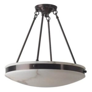 Tuscany with Band Alabaster 24" Multi-Stem Pendant