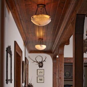 Warm Alabaster Ceiling Lights