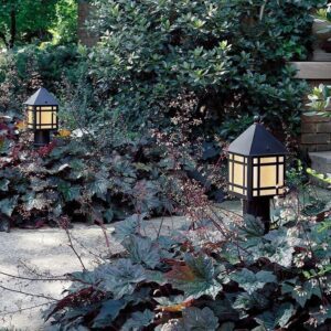 Bungalow Exterior 6" Wide Post Light