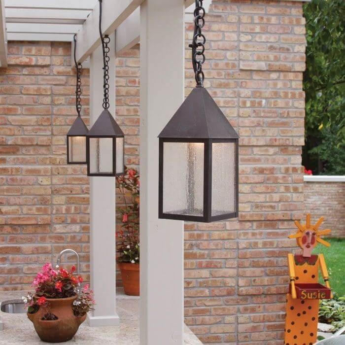 Hanging Lanterns Outdoor Porch
