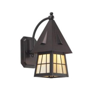European Country™ Exterior 6" Curved Arm Exterior Wall Light