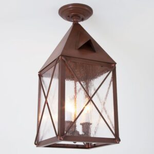 Lancaster™ Exterior 10" Semi Flush Ceiling Fixture