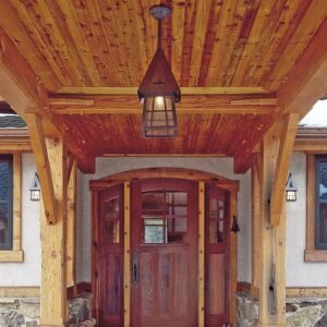 European Country™ Exterior 8" Wide Solid Stem Pendant