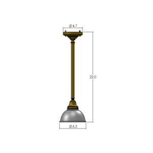 Ballantrae™ One Light Ceiling Pendant