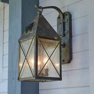Lancaster™ 8 Inch Scrolled Hook Exterior Wall Lantern