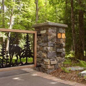 Stonehaven™ Exterior 14" Wide Scrolled Hook Wall Light