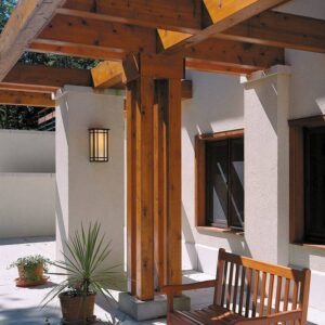 Modern Warm Outdoor Wall Light Fixture