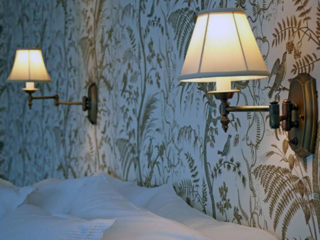 Brass wall sconce warm brushed gold