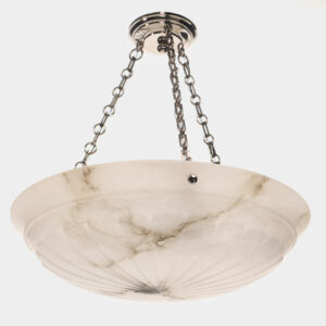 Petal Alabaster 24" Multi-Stem Chain Hung Pendant