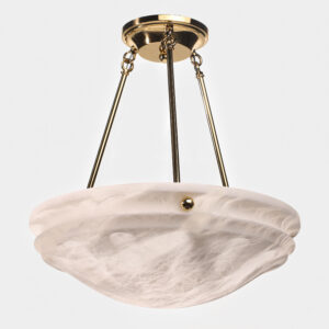 Palladian Alabaster 16" Multi-Stem Pendant