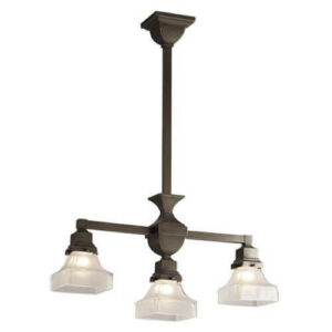 Oak Park™ Interior Three Light Chandelier With 2-1/4" Shade Holders