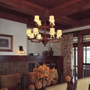 Golden Gate™ Interior Twelve Light Chandelier with Electric Candles