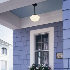 Carlton™ One Light Pendant With 4-1/4" Shade Holder For Exterior Use