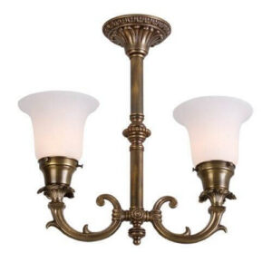 Saint Tropez™ Two Light Pendant With 2-1/4" Shade Holders Up