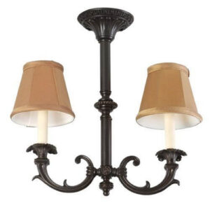 Saint Tropez™ Two Light Pendant With Electric Candles